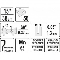 Lant 15 inch pentru fierastrau pe benzina si elect..